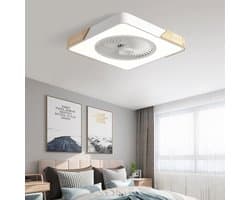 Moderne 36W LED Plafondventilator met Dimbare Verlichting en Afstandsbediening