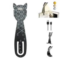 Dimbare LED Boekenlamp met Klem - Draadloze en Oplaadbare Leestlamp voor Bed