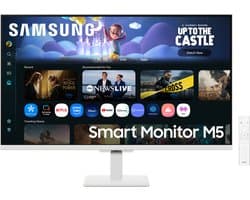 Samsung M5 M50F - Full HD Smart Monitor - 27 inch - wit