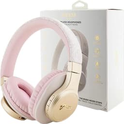 Guess 4G Script Logo Bluetooth Stereo Over-Ear Koptelefoon - Roze — thumbnail 5