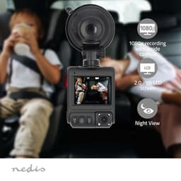 Nedis Dashcam – 4K – Dual Camera 1080p – GPS – Nachtzicht – Parkeermodus – Looprecording – 256GB — thumbnail 4