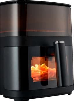 MEDION X10 XL hetelucht friteuse (5 liter XXL frituurmand, stoom voor knapperig voedsel, 1.500 watt, kijkvenster, schudalarm, digitaal bedieningspaneel, 10 automatische programma's, tot 230 °C) — thumbnail 2