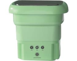 Opvouwbare mini-wasmachine - imiteert handwrijving - gezonde geïntegreerde draagbare wasmachine voor ondergoed - groen Wasmachine rek