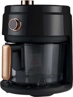 Hyundai Electronics - Airfryer met glazen pot - 3.5 Liter - Zwart Rose Goud — thumbnail 1