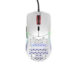 Glorious PC Gaming Race Model O (regular) - Muis voor gaming - Optisch - 6 knoppen - 12 000 dpi - Mat wit