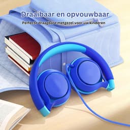 CRLYN® Koptelefoon Kinderen met Draad - Gaming Headset - Blauw — thumbnail 4
