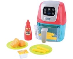 Play Airfryer speelgoedset - interactieve keuken speelset 13-delig.