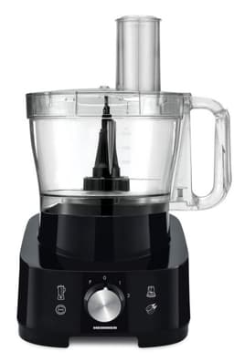 Heinner Multifunctionele Foodprocessor – 1000 W – Mengkom 3,5 L – Blender 1,8 L – 2 Snelheden en Pulsstand – Hak-, Kneed-, Snij-, Rasp-, Klop- en Maalfunctie – Zwart — thumbnail 4