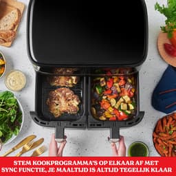 Russell Hobbs Satisfry Dual Basket 9L Airfryer - Heteluchtfriteuse - 27680-56 — thumbnail 5