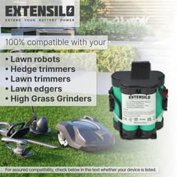 Accu voor grasmaaier - Compatibel met Automower 105, 305 - 2500mAh Li-Ion 18V — thumbnail 2