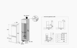 Samsung BRB70F30AES0 - Inbouw koel-vriescombinatie - No Frost - Vers zone compartiment - 298 l - 35 dB - Sleepdeur — thumbnail 8