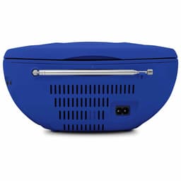TechniSat VIOLA CD-1 - draagbare stereo cd-speler, boombox met praktische draaggreep (radio voor kinderen, FM-radiotuner, bluetooth-ontvangst, 2 x 1 W RMS-vermogen, net- en batterijvoeding) blauw — thumbnail 5