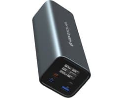 Heko Solar® Fuse 140 - Powerbank - 27.000 mAh - 140W snellader - USB-A/USB-C - Laptop Powerbank - Digital Display - Noodpakket
