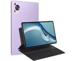 Pad 9 Pro 10.1 Inch 2K Volledig Scherm 16GB+512GB Snapdragon 8 Gen2 Android 24mp + 48Mp High-Performance Tablet - Paars + Toetsenbord