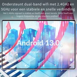 5G 2025 Nieuwe Wereldwijde Versie 10,36 Inch Tablet Android 16GB RAM 1TB ROM Android Dual Sim 10-Core Bluetooth Tablet PC Netwerk - Blauw — thumbnail 3