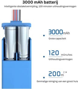 CLGP® Robotstofzuiger Huisdieren - Stofzuiger met Laadstation - Stofzuiger Draadloos — thumbnail 5
