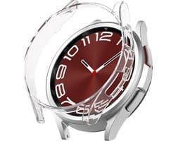 Beschermende watch case - hoesje - geschikt voor Samsung Galaxy Watch 6 Classic (43 mm) - transparant