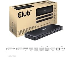 Club 3D Thunderbolt™ 4 gecertificeerd 12-in-1 Docking Station