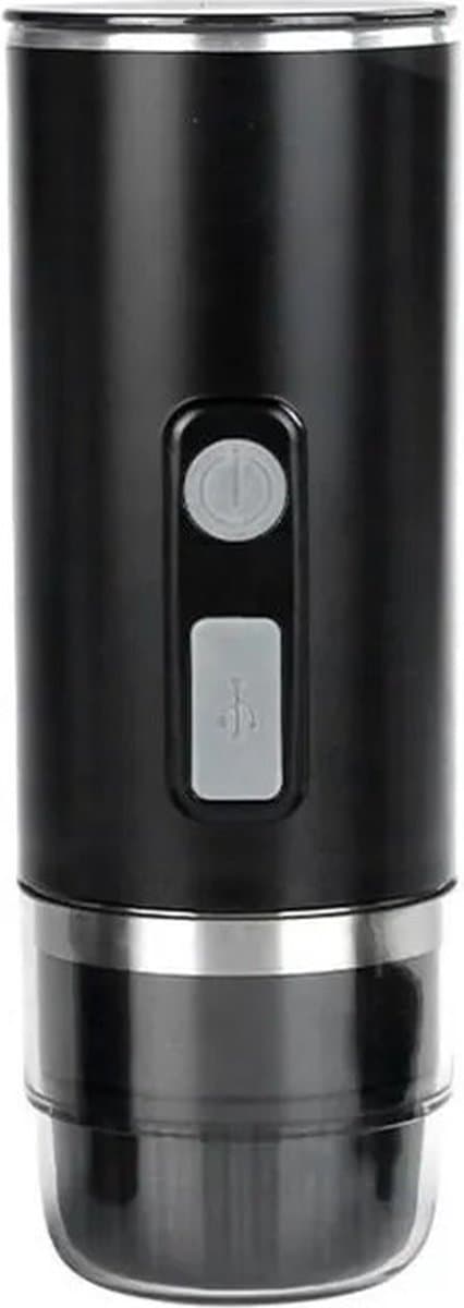 Mercadome® Draagbare Elektrische Mini-Koffiemachine - Koffiemachines - Koffiezetapparaat - Oplaadbaar - Compact - Koffie - Reizen - Zwart - 90ml — afbeelding 1