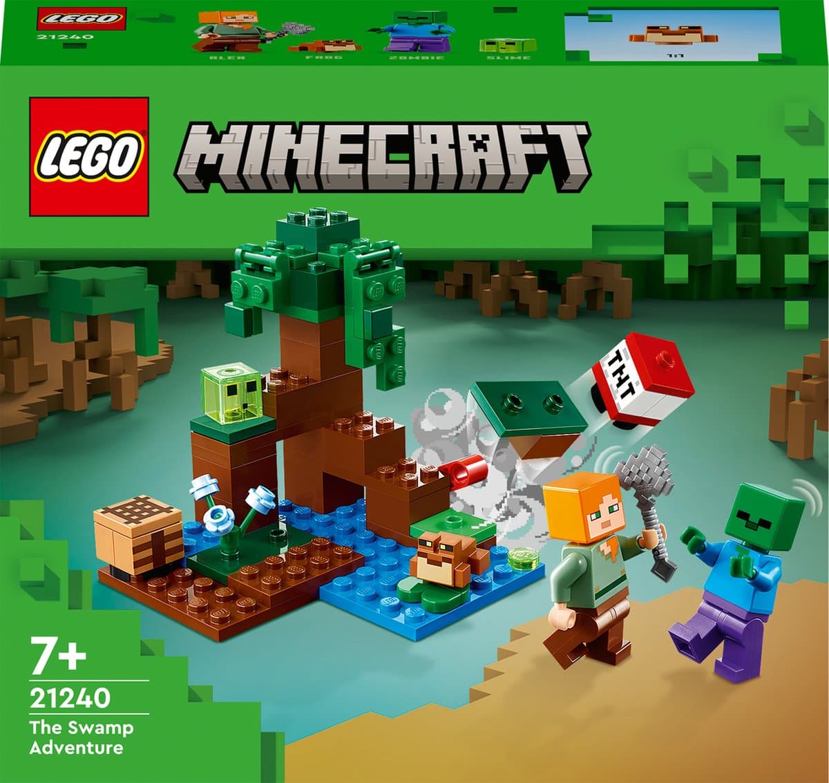 LEGO Minecraft Het Moerasavontuur Bouwset - 21240 — afbeelding 1