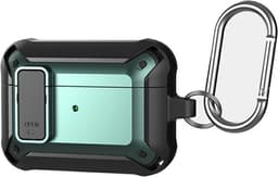 Cazy hoesje geschikt voor Airpods 3 - Armor Hoesje - Zwart — thumbnail 1