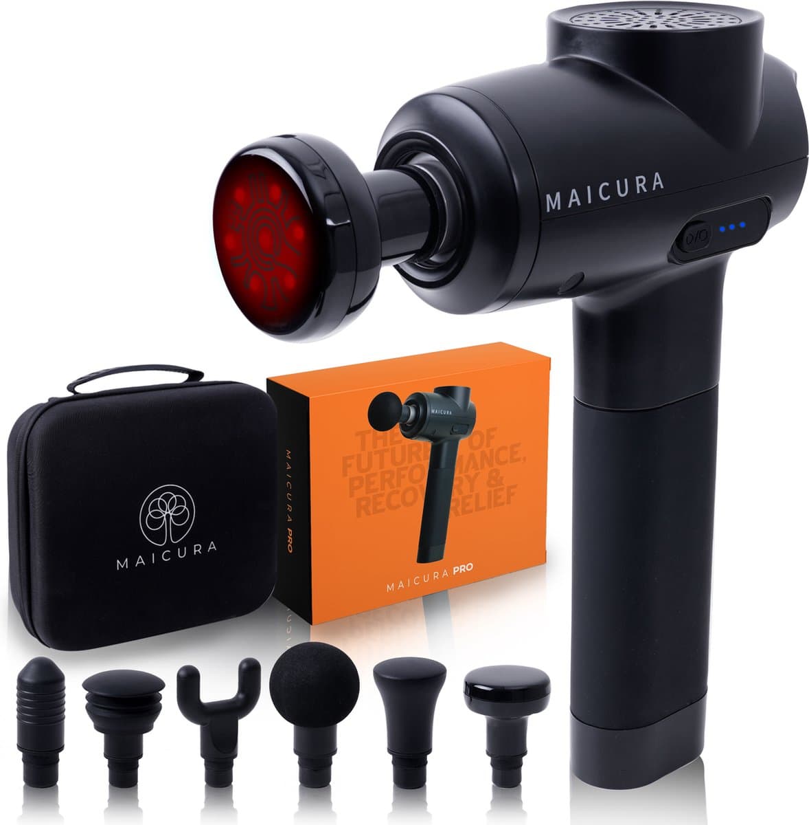 Maicura PRO - Massage Gun - Professioneel - Massage Apparaat - Massage Pistool - Infrarood — afbeelding 1