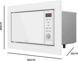 Cecotec 01388 magnetron Wit Grill-magnetron Ingebouwd 23 l 900 W — thumbnail 3