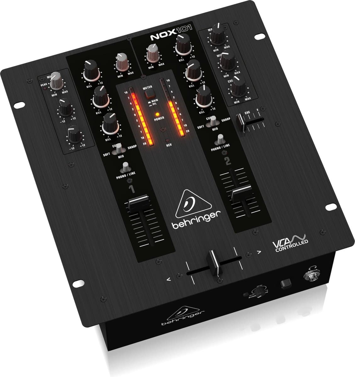 Behringer NOX101 2-kanaal Battle DJ mixer - DJ-mixer — afbeelding 1