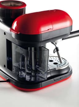 Ariete 1318/00 Moderna Espressomachine - Pistonmachine - met geïntegreerde koffiemolen - rood — thumbnail 3