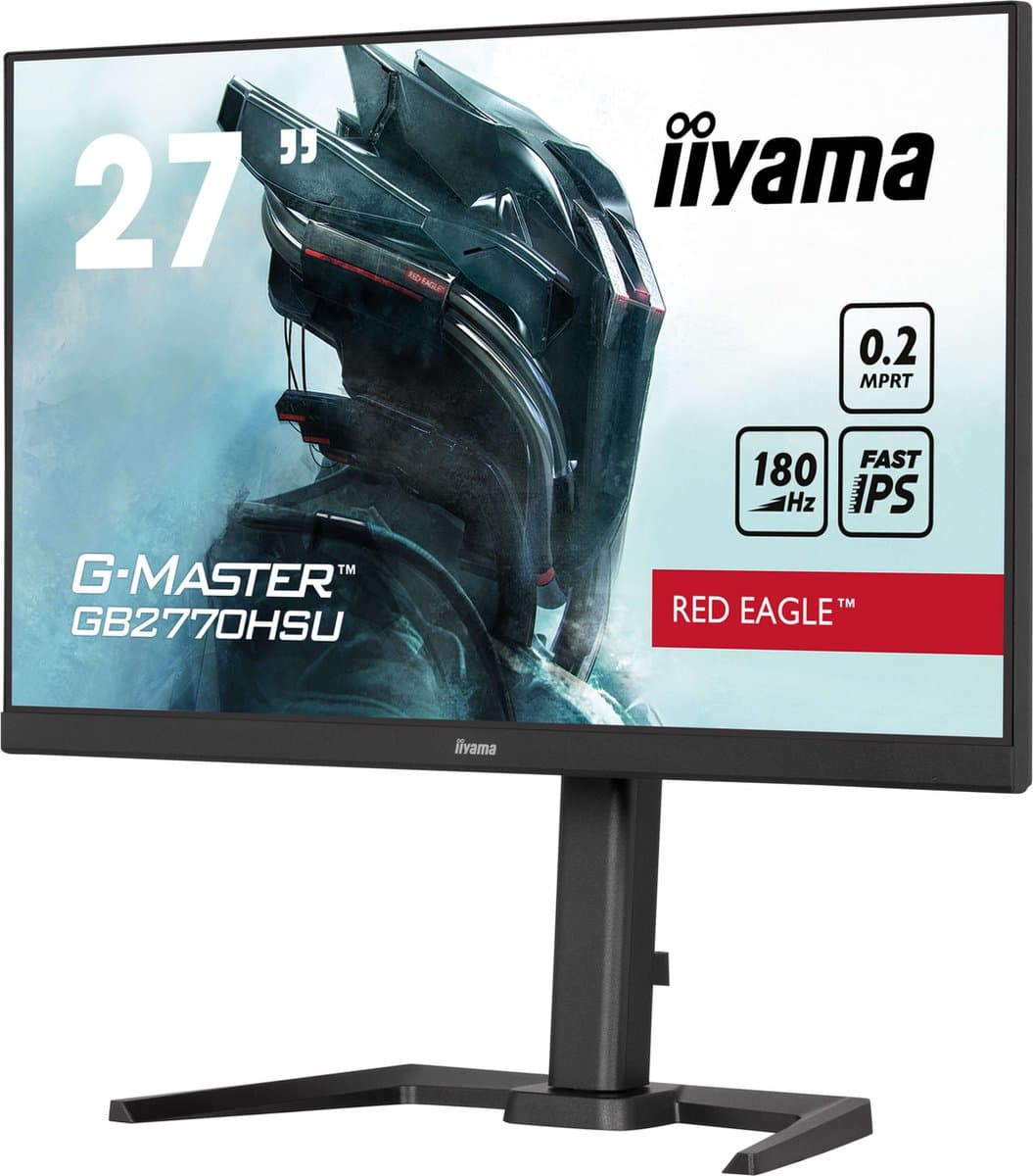 iiyama G-MASTER GB2770HSU-B6 gamingmonitor 68,6 cm (27") 1920 x 1080 pixels Full HD Fast IPS zwart — afbeelding 1