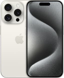 Apple iPhone 15 Pro - 128GB - Wit Titanium — thumbnail 1
