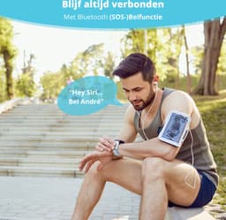 Nexvex® Ultra 2X Smartwatch voor Dames en Heren - Sporthorloge met Belfunctie - Bloeddrukmeter - Stappenteller - Sport Horloge met Hartslagmeter - Smart Watch Saturatiemeter - Bluetooth Activity Tracker - Android/iOS - 1.46 Inch - Wit Horlogebandje — thumbnail 5