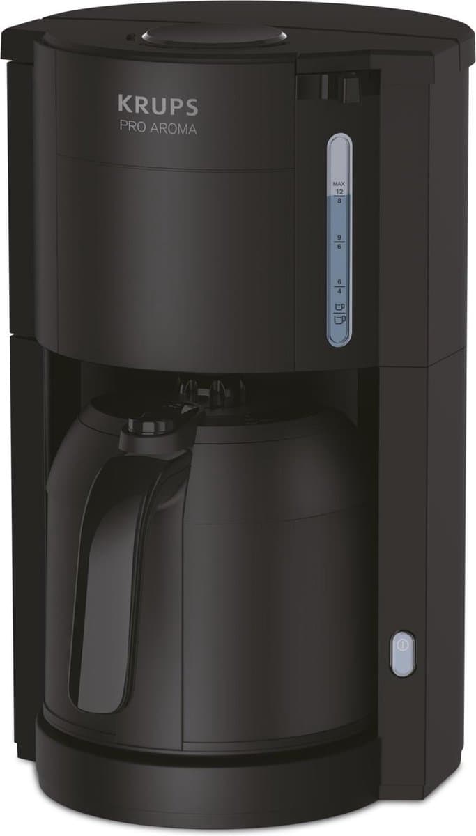 Krups Pro Aroma KM3038 - Filter koffiezetapparaat - 1L - Warmhoudfunctie - Instelbare Aroma - Zwart — afbeelding 1