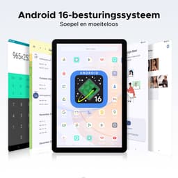 DOOGEE Tab G5 VIP - Tablet - 20GB + 128GB (2TB TF) - 4G LTE - Android 16 - 10 inth 120Hz IPS HD - Unisoc T7200 - 7500mAh - 2 Lautsprecher - Widevine L1 - Face ID - GPS -Met toetsenbord, muis, stylus, koptelefoon — thumbnail 5