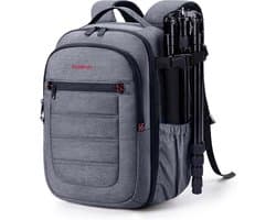 Expandable DSLR-SLR Camera Backpack - Waterproof Photography Travel Bag - 15.6" Laptop Compartment - Tripod Holder - Ideaal voor Fotografen