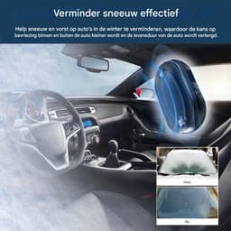 Ynkkvre -Elektromagnetischer Auto-Enteiser - Aluminiumlegering - Gebruik Van Elektromagnetische Energie Voor 360° Dekking - 1 X - Voor Auto's blauw — thumbnail 4
