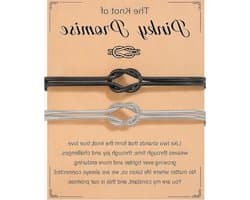 Arm banden voor koppels, matching armbanden met liefdesband voor Valentijnsdag en Kerstmis. Perfect cadeau idee.