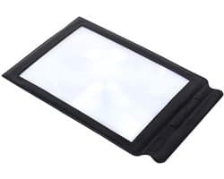 Volledige Pagina Vergrootglas - Leeshulp - Lezen van boeken - 3x Vergroting - A4 Formaat - Transparant