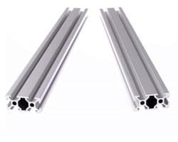 Aluminium Profiel - Systeemprofiel T-Slot - 3D Printer Bouw - Europese Norm - 2x 1000mm - Zilver