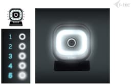i-tec - Solomon 700 - Webcam - 4K - Ring Light - 2 microfoons - Streaming Webcam - Vloggers - Laptop & PC - Streaming - Plug & Play — thumbnail 2