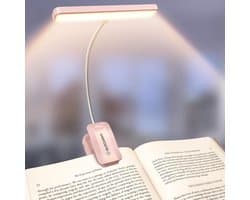 Oplaadbare LED Leeslamp met 5 Kleuren en 5 Helderheidsniveaus voor Boeken