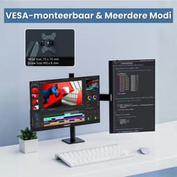 Draagbare Monitor 15,6 Inch Full HD – Portable Monitor met IPS Scherm & Ingebouwde Speakers – USB-C & HDMI – 1080P – Ultra Dun & Lichtgewicht – Geschikt voor Laptop, Console en PC — thumbnail 3