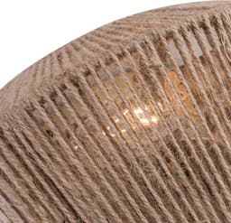 Plafondventilator met licht - Ventilatorlamp - Kamers Koelen - 6 Snelheden Timer - 46 x 18 cm - Bruin — thumbnail 3