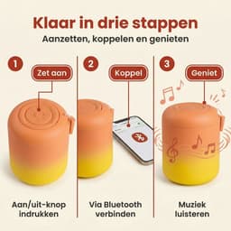 Cheqo® Bluetooth Speaker - Draagbare Bluetooth Speaker - Bluetooth Box - Draagbare Speaker - Mini Bluetooth Speaker - Kleine Bluetooth Speaker - Bluetooth Speaker Waterdicht - Waterbestendige Bluetooth Speaker - Bluetooth Speaker voor Buiten — thumbnail 2