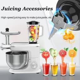Keukenmachine - Keukenapparaat - Bakken en Koken - 3-in-1 Multifunctioneel - 6L Kom — thumbnail 3
