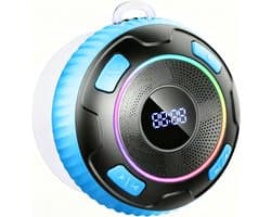 Waterdichte Bluetooth Douche Speaker met Diepe Bas | IPX7 | 10 Uur Speeltijd | Draagbaar