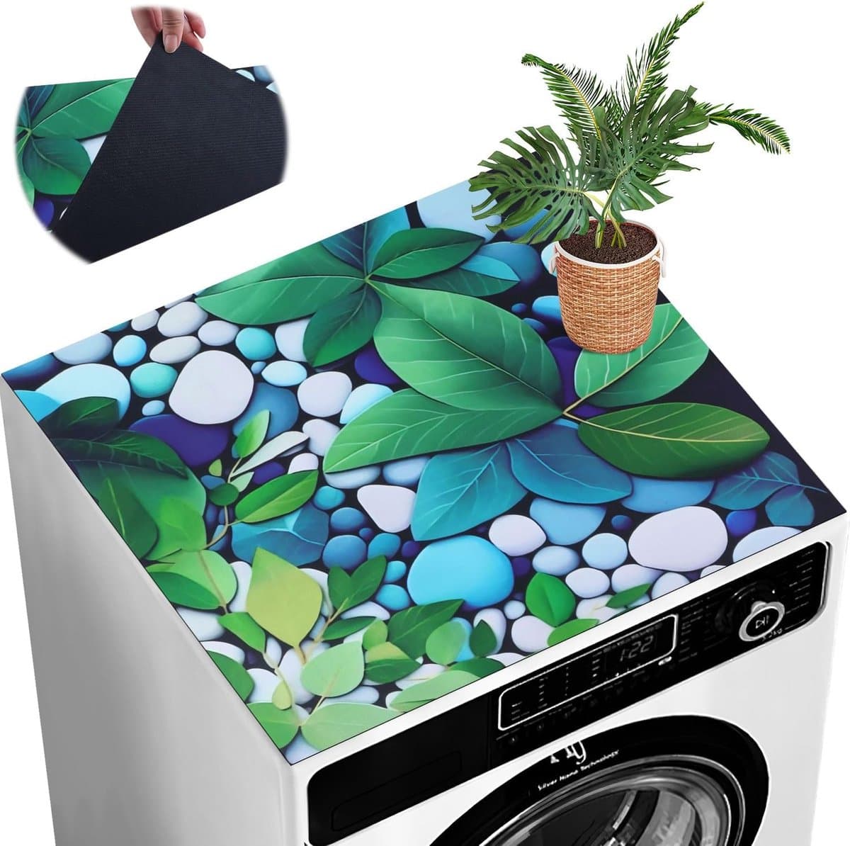 Antislip Onderlegger voor Wasmachine en Droger - Afwasbaar en Op Maat Te Knippen — afbeelding 1