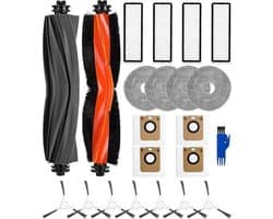 Accessoirekit Geschikt voor Dreame L10s Ultra/L10 Ultra stofzuiger, vervangingsonderdelen Geschikt voor Dreame, 2 hoofdborstels, 7 zijborstels