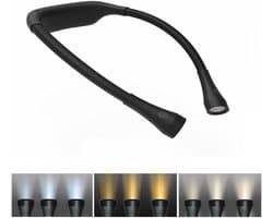 Nexvo® Neklampje - Neklamp - Flexibele Neklamp - Zwart - ‎16cm x 5cm x 18cm