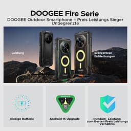 DOOGEE Fire 7 Pro 5G - Robuuste smartphone - 32GB RAM + 256GB ROM / 2TB(TF) - 13000mAh/33W - 6.6 Inth HD+IPS 90Hz - 13000mAh/33W - POC Intercom Functie - Dual Camping Lights - 64MP+20MP Nachtzicht - IP68 - Face ID - OTG - NFC - Zilver — thumbnail 3